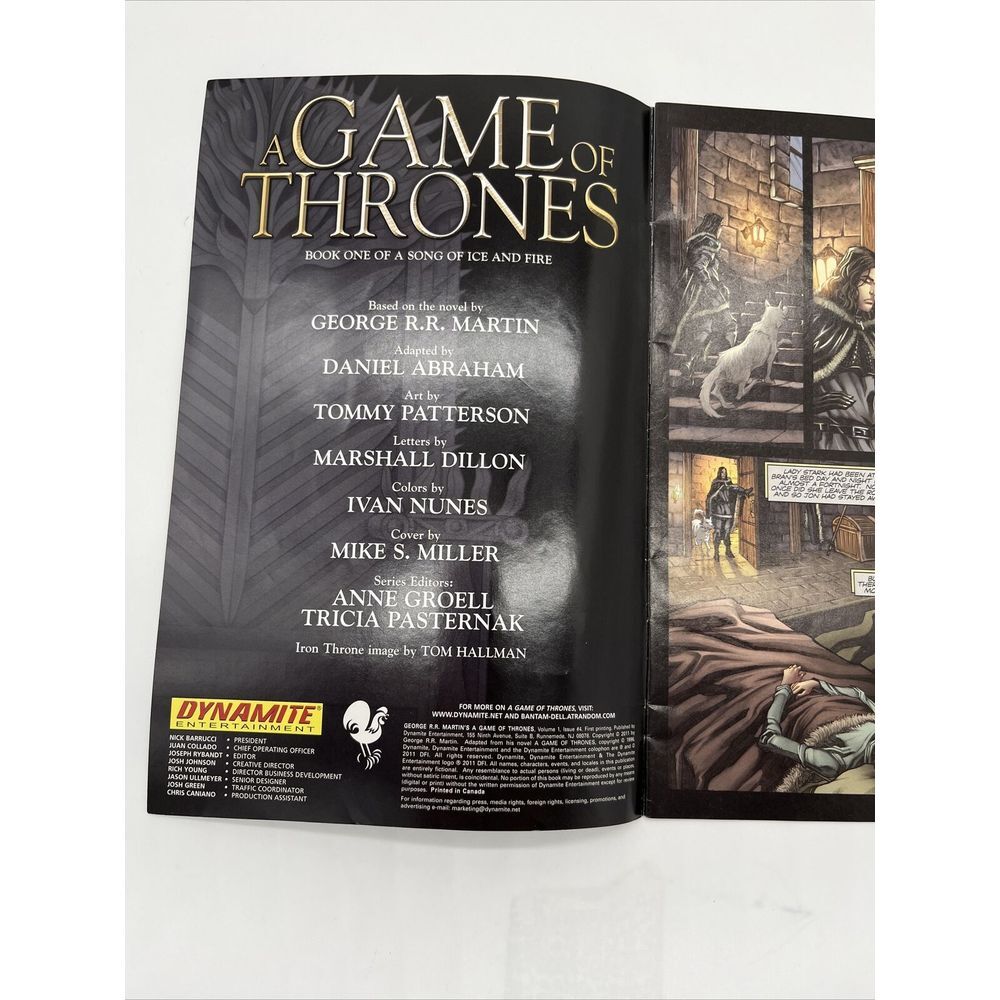 Game Of Thrones #4  DYNAMITE Comics 2011 NM‎ - Picture 3 of 4
